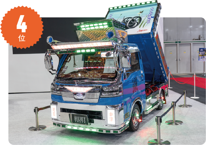 4位 / ハイゼット トラックPTOダンプ大発命（ダイハツメイ） ダイハツ工業株式会社