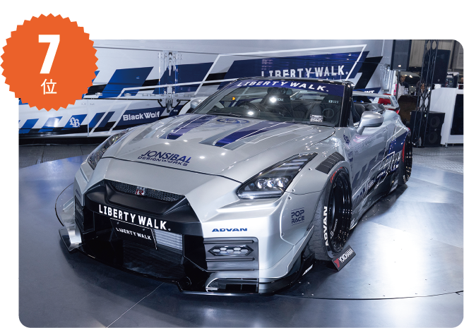 7位 / LB-WORKS GT-R Final Edition /  Liberty Walk